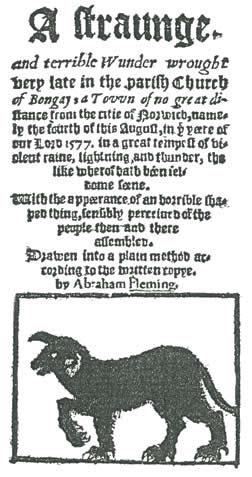 Black Shuck - historical